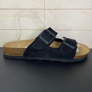 Birkenstock Arizona Betula Sandals Women's Size 10 Shoes EU41 Black Suede